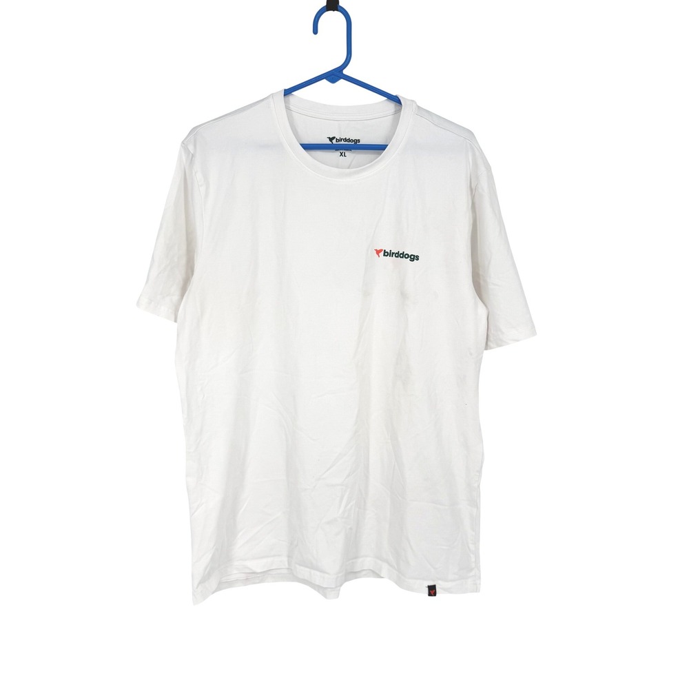 Birddogs Mens SH Masters 24‎ Golf Graphic T-Shirt White XL FLAW Short Sleeve